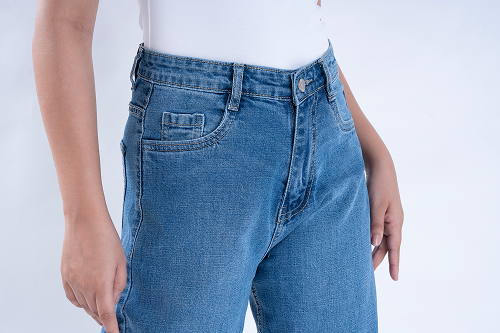 WAVE LEG Stone Blue Super Wide Leg Jeans