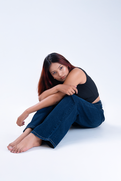Deep Blue Darted Straight Fit Jeans